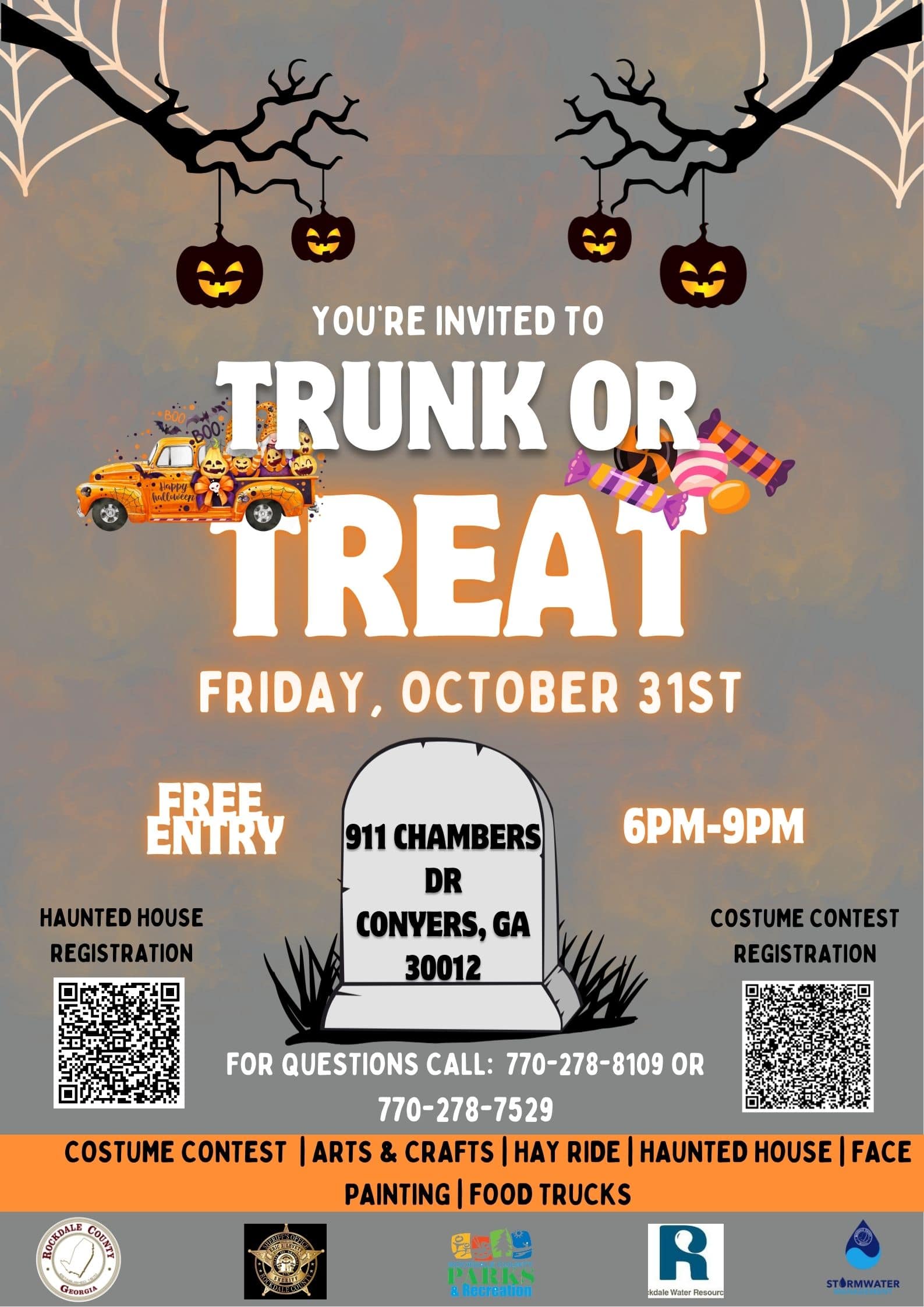 Trunk or Treat - Rockdale County Sheriff's Office